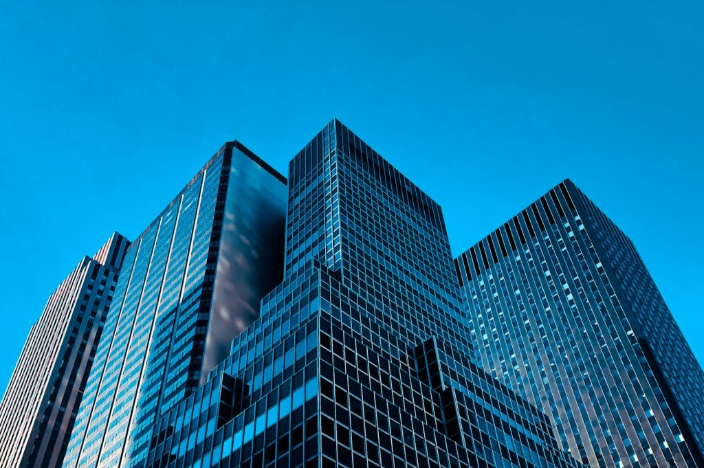 Glass tower residences in Manhattan