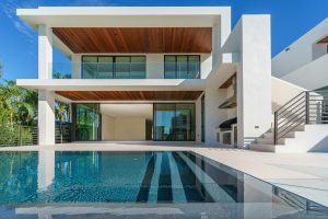Modern residence with terrace and pool